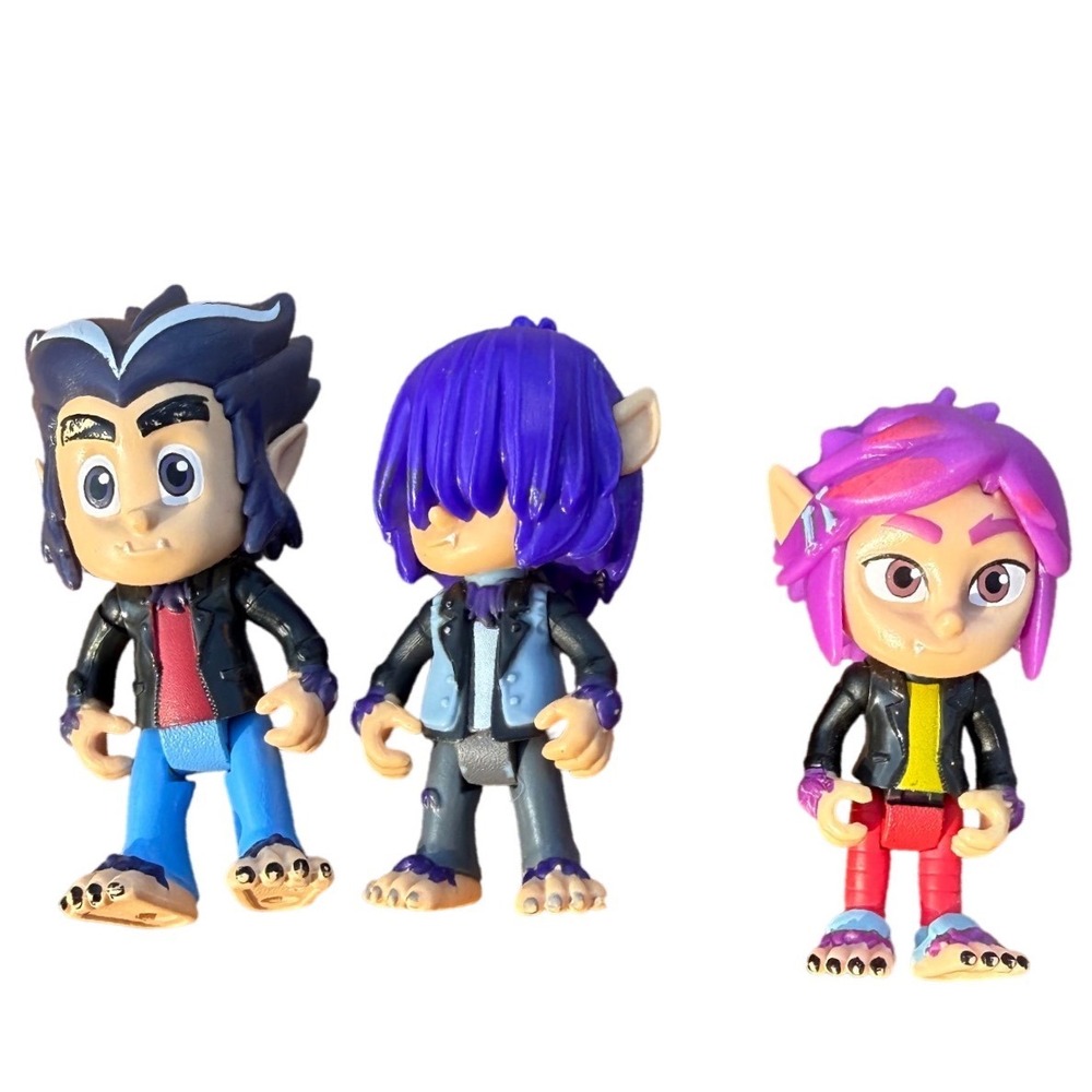 PJ Masks Wolfie Kids Figures Rip Howler Kevin Werewolf Trio Action Figure Lot - Picture 2 of 7